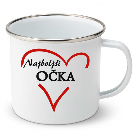 Emajlirana skodelica Najboljši očka