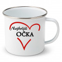 Emajlirana skodelica Najboljši očka