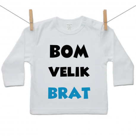 Majica z dolgimi rokavi Jaz bom veliki brat