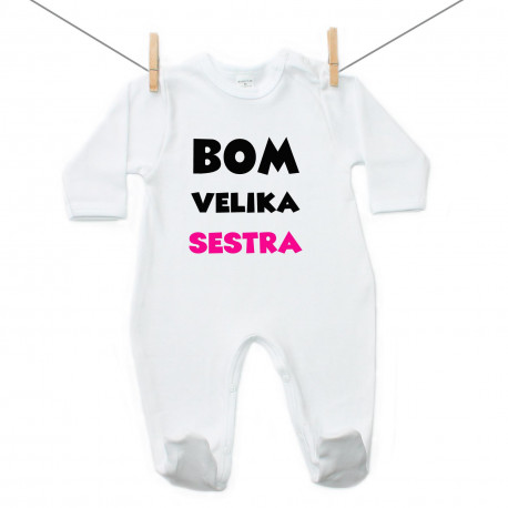 Pižama Jaz bom starejša sestra