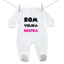 Pižama Jaz bom starejša sestra