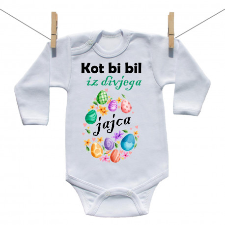 Bodiji z dolgimi rokavi Kot bi bil iz divjega jajca
