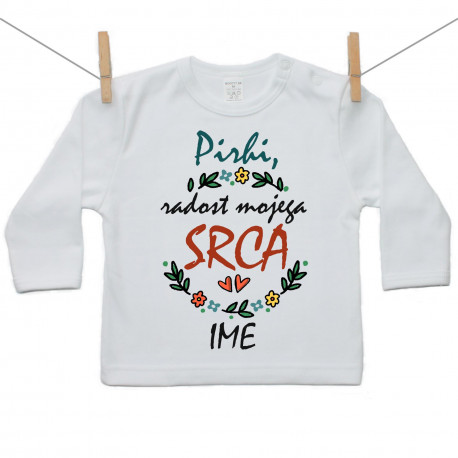 Majica z dolgimi rokavi Pirhi, radost mojega srca