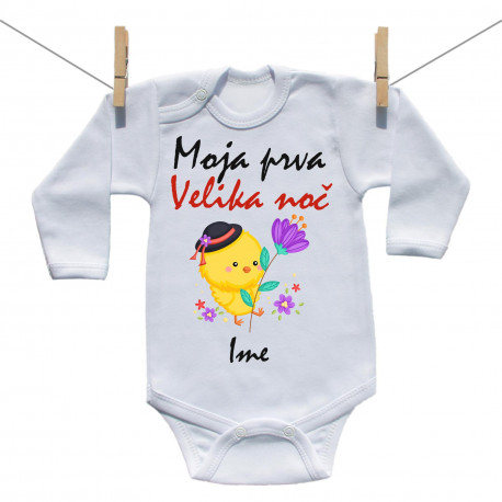 Bodiji z dolgimi rokavi Moja prva Velika noč Bodiji z dolgimi rokavi Moja prva Velika noč