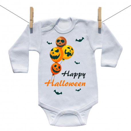 Bodiji z dolgimi rokavi Happy Halloween Bodiji z dolgimi rokavi Happy Halloween