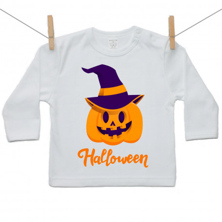 Majica z dolgimi rokavi Halloweenska buča Majica z dolgimi rokavi Halloweenska buča
