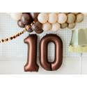 Folija balon Številka 1, 86cm, moka
