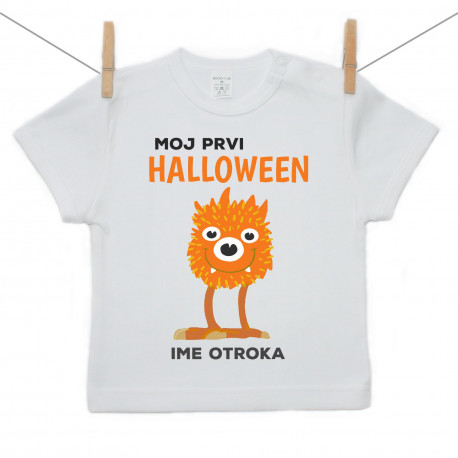 Majica s kratkimi rokavi Moj prvi Halloween duhca