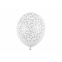 Baloni 30cm, Pike, Pastelno čisto bela