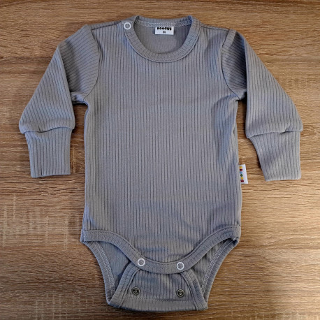 Siv rebrast rastoči bodi z dolgimi rokavi