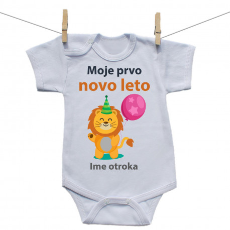 Bodiji s kratkimi rokavi Moje prvo novo leto