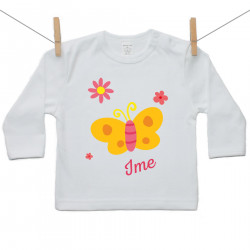 Majica z dolgimi rokavi Metuljček