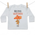 Majica z dolgimi rokavi Moje prvo valentinovo