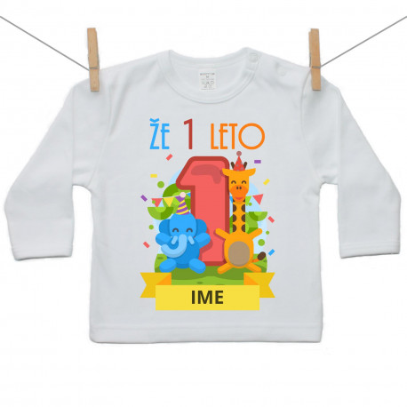 Majica z dolgimi rokavi Že 1 leto