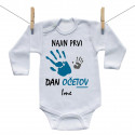 Bodiji z dolgimi rokavi Najin prvi dan očetov