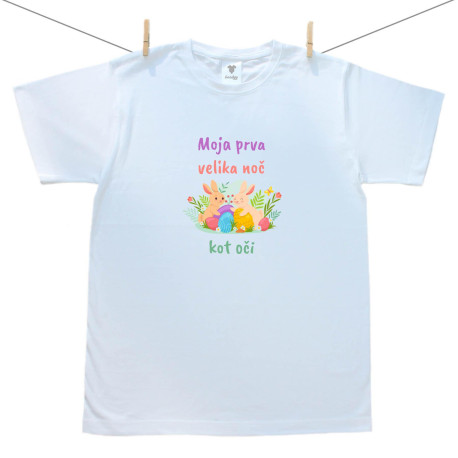 Moška majica Moja prva velika noč kot oči Moška majica Moja prva velika noč kot oči