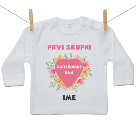Majica z dolgimi rokavi Prvi skupni materinski dan