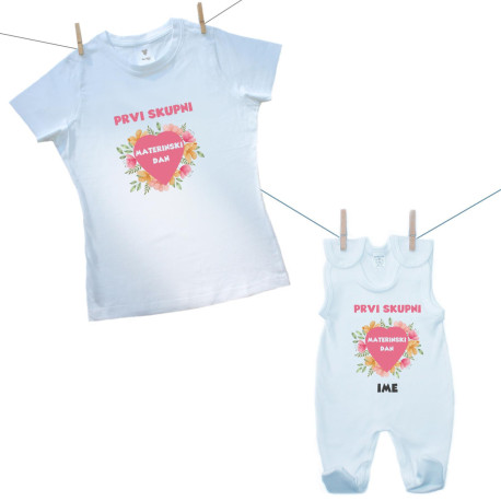 Družinski set (pajac) Prvi skupni materinski dan