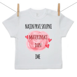 Majica s kratkimi rokavi Najin prvi skupni materinski dan