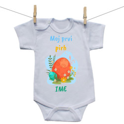 Bodiji s kratkimi rokavi Moj prvi pirh
