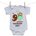 Bodiji s kratkimi rokavi Že 9 mesecev raziskujem svet
