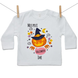 Majica z dolgimi rokavi Moja prva Halloween buča