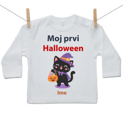 Majica z dolgimi rokavi Moj prvi Halloween