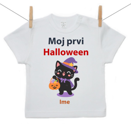 Majica s kratkimi rokavi Moj prvi Halloween