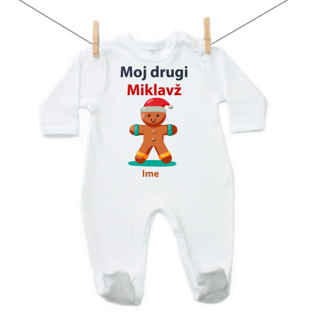 Pižama Moj drugi Miklavž z medenjakom