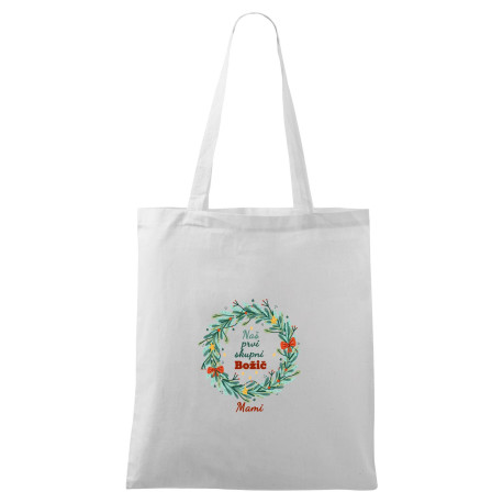 Torba Naš prvi skupni božič Mami venček Torba Naš prvi skupni božič Mami venček